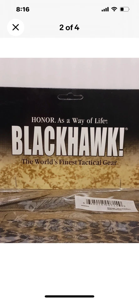 Gorros tácticos Blackhawk Shemagh algodón desierto ideales para caza, suaves al aire Foto 2 de 2