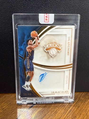 💎 Panini OG Anunoby 2024-25 Immaculate Shadowbox Auto SEALED #SS-OGA /99 💎