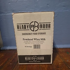 Ready Hour Emergency Food Storage, Powdered Whey Milk, 6 Pouches, 9.59 Oz Each