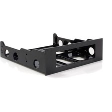 3.5" to 5.25" Front Bay Mounting Bracket w/ Mounting Screws BRACKETFDBK,Black