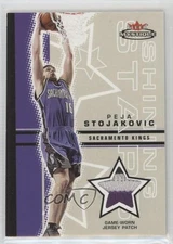 2003-04 Fleer Mystique Parallel 75 /75 Peja Stojakovic #SSP-PS Patch