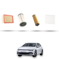 Hoffcar Set Service - 4 Filter FüR VW Golf Viii 2.0 Tdi Blue Motion 85Kw Von
