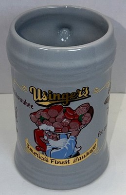 Vnt Usinger's America's Finest Sausage Milwaukee Wisc Commemorative Stein 100 Yr