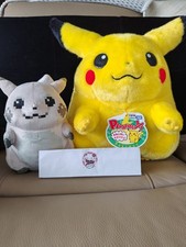 Pokemon 30th Anniversary Pikachu Plush Mascot 2 SET IN HAND