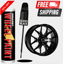 Wheel Repair Kit Black Rim Touch Up Paint Car Wheel Paint Recover Scratch Fix