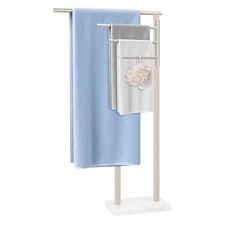 Standing Towel Rack, 304 Stainless Steel Towel Holder Stand with Weighted Mar...