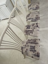 Stoneville Furniture Company USA Made Set Of 4 Metal Frame Chairs HTF