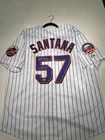 Johan Santana Autographed & Inscribed No Hitter 6/1/12 Majestic MLB Jersey BAS