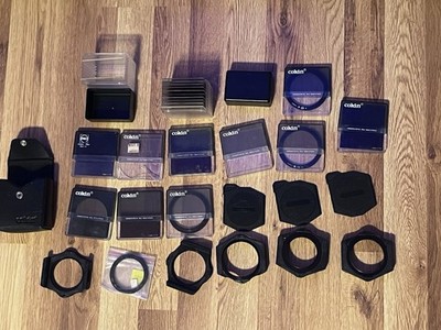 Cokin Filter Lot   Assorted Square Filters, Rings & Holders (Photography Kit)