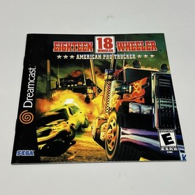 18 Wheeler - American Pro Trucker (Sega Dreamcast, 2000) CIB Complete Tested