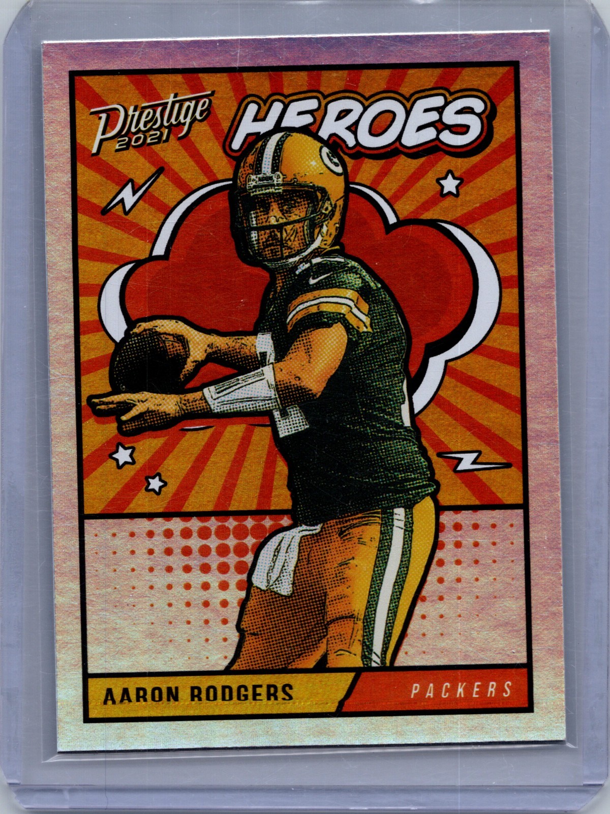 2021 Panini Prestige - Heroes Aaron Rodgers #HE-8