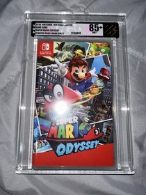 Super Mario Odyssey Nintendo Switch Sealed VGA 85+ NOT FOR RESALE RARE WATA CGC