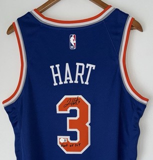 Josh Hart "Hart of NY" New York Knicks Signed Nike NBA Autographed Jersey BAS