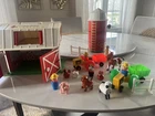 Fisher Price Vintage Little People Farm 1986 2501 Toy Play Set With Accessories