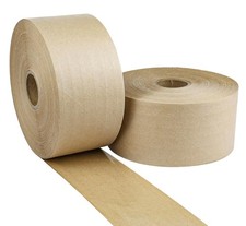 Water Activated Kraft Paper Reinforced Gummed Tape 2 Pack 3 inch x 380 ft Heavy