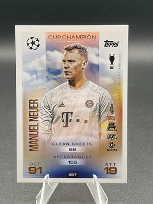 Manuel Neuer Cup Champion Topps Match Attax 2025/2026 Bayern