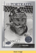 2017-18 Upper Deck Portraits Rookies Jon Gillies #P-63 READ 8tn