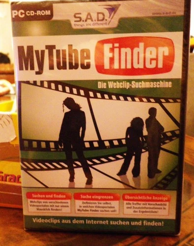 MYTUBE FINDER YOUTUBE PC CD ROM mit Booklet OV Nie benutzt