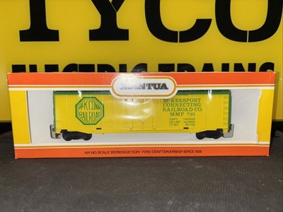Tyco Mantua McKeesport Connecting Railroad 50  HO Boxcar, All Steps, HTF
