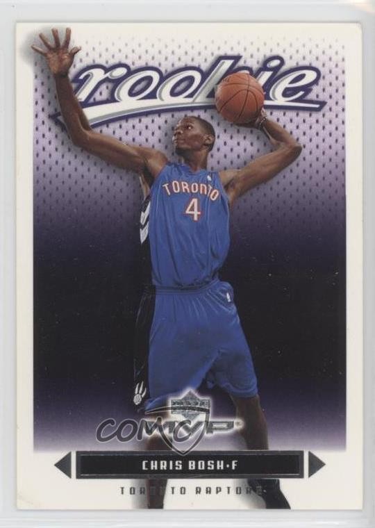 2003-04 Upper Deck MVP Rookie Chris Bosh #204 HOF 1u6