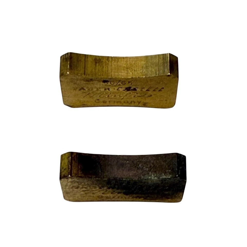 Faber Castell Minfix Lead Sharpener 50/65 Lot of 2 - VTG Brass Drafting Germany - Image 3 of 4