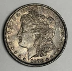 AU 1878-P Reverse of ‘78 Morgan Silver Dollar (all original) U.S. $1 Almost UNC