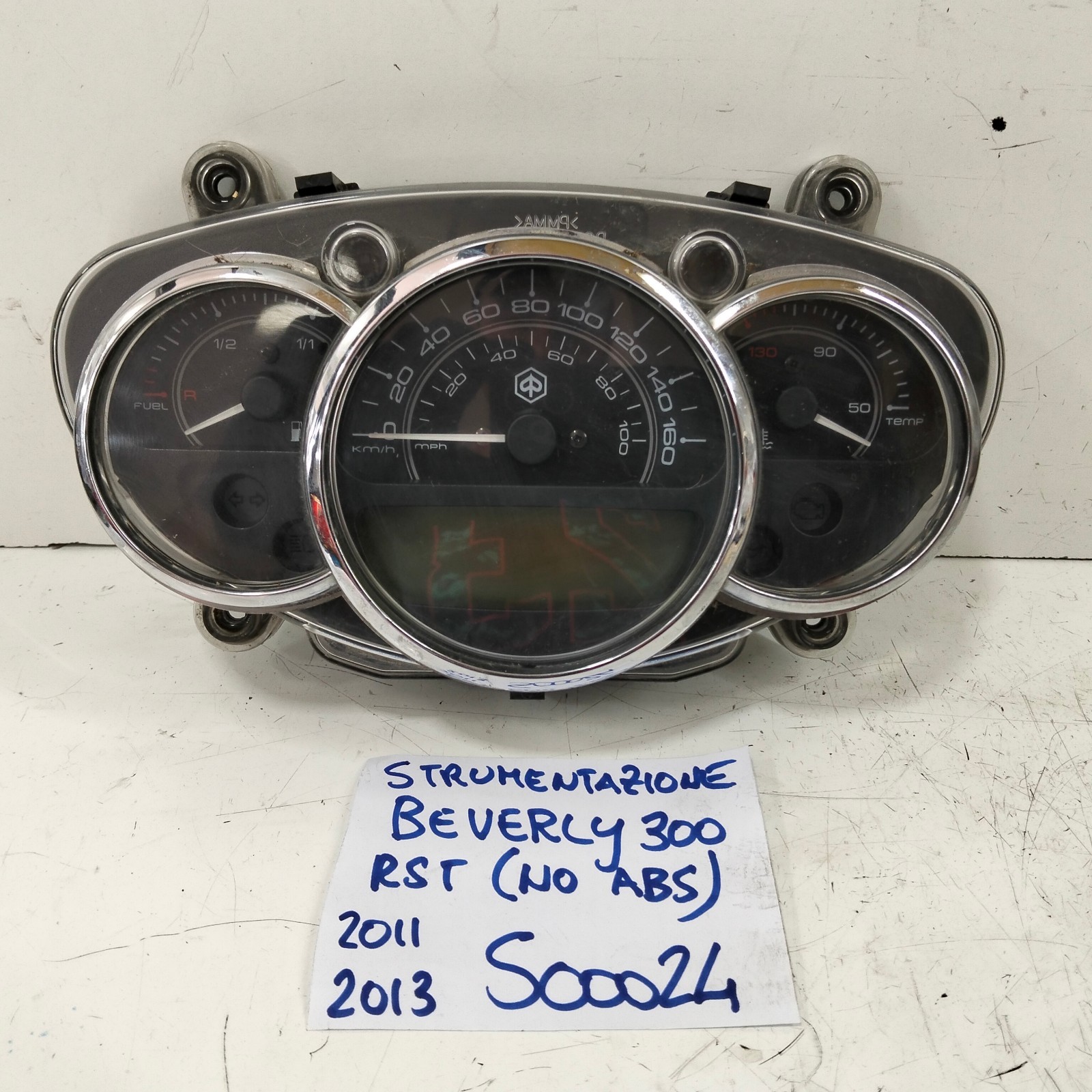 STRUMENTAZIONE  PIAGGIO BEVERLY 300 RST 2011  2012 2013 2014 VEDI📷 MOD. NO ABS