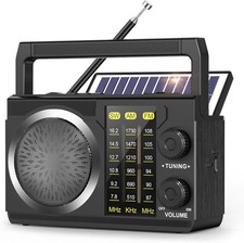 AM FM Radio Portable Plug in Wall or AA Battery Operated for Home/Outdoor  Emer