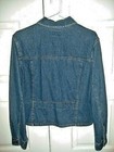 LIMITED DENIM ZIP-UP 2-POCKET LIGHTWEIGHT BLUE JEAN JACKET SZ L — photo 4
