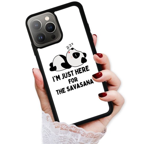 Pandas like savasana For iPhone SE XS XR Max 5 6 7 8 Plus Anti scratch Cover - Picture 12 of 25