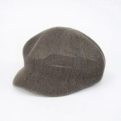 Women Knitted Mesh Beret Cap Octagonal Caps Summer Newsboy 