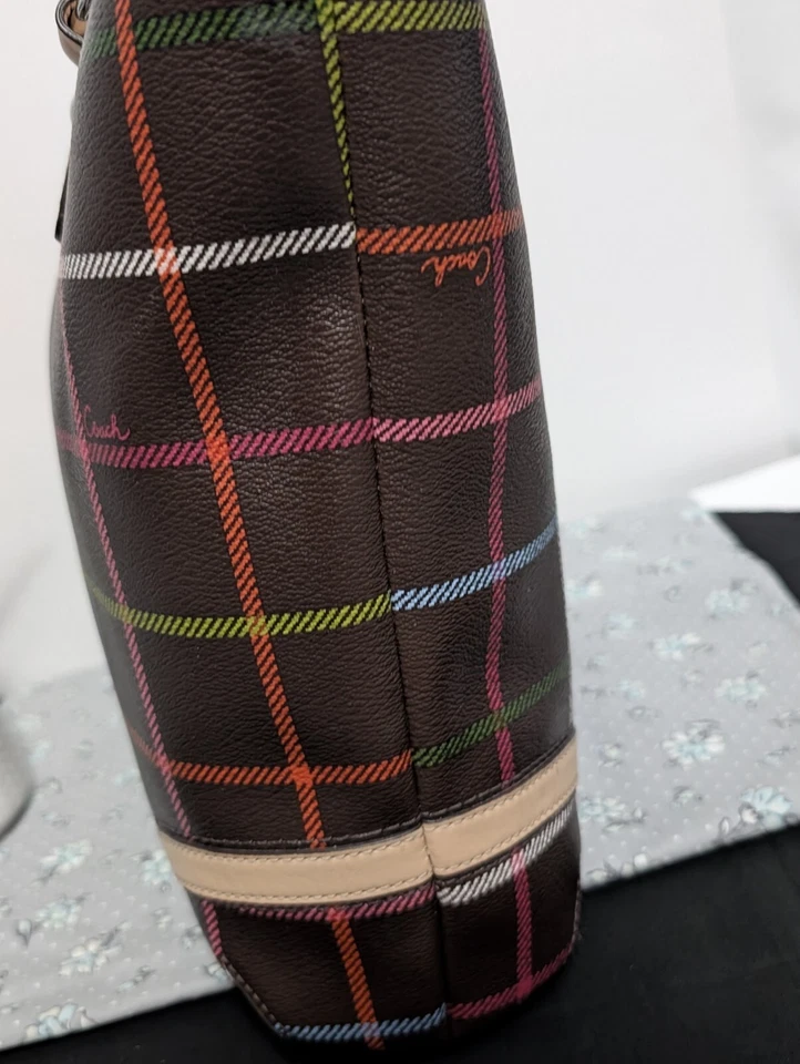 NWT Coach Peyton Tattersall Tote  - Image 4 of 4