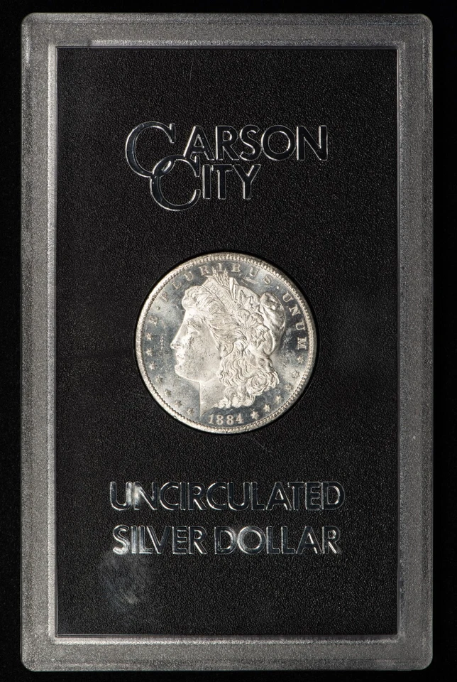1884-CC Morgan Silver Dollar - Carson City - Proof-Like - GSA CoA - B3523 - Image 3 of 4