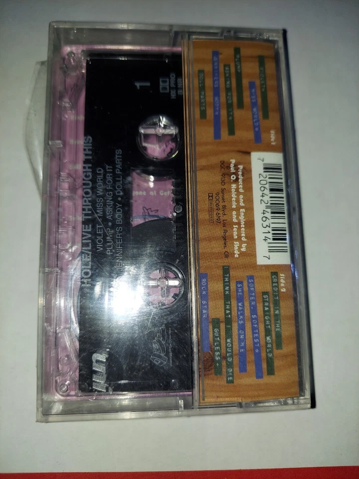 Live Through This by Hole [Brand New SEALED] Cassette Tape 1994 Courtney Love - Image 2 of 4