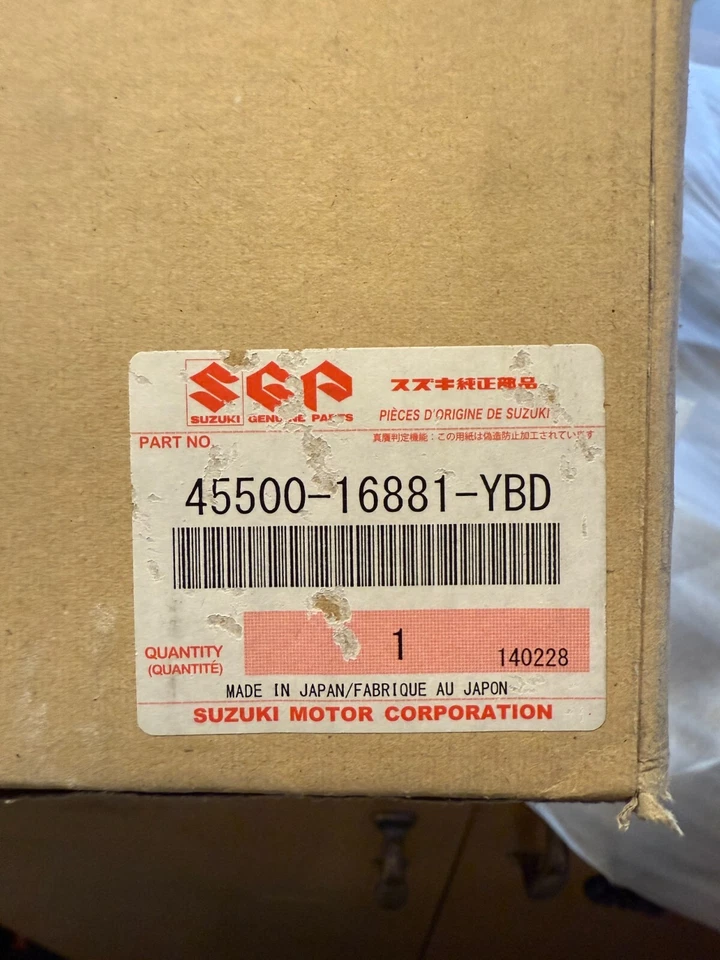 Cubierta de asiento trasero solo Suzuki OEM SV650/S SV1000/S 2003-2012 45500-16881-YBD Foto 3 de 3