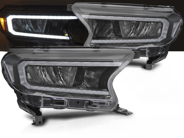 Scheinwerfer Paar Ford Ranger Ab 2016 Bis 2022 Full LED DRL Dyn Schwarz - 413...-image