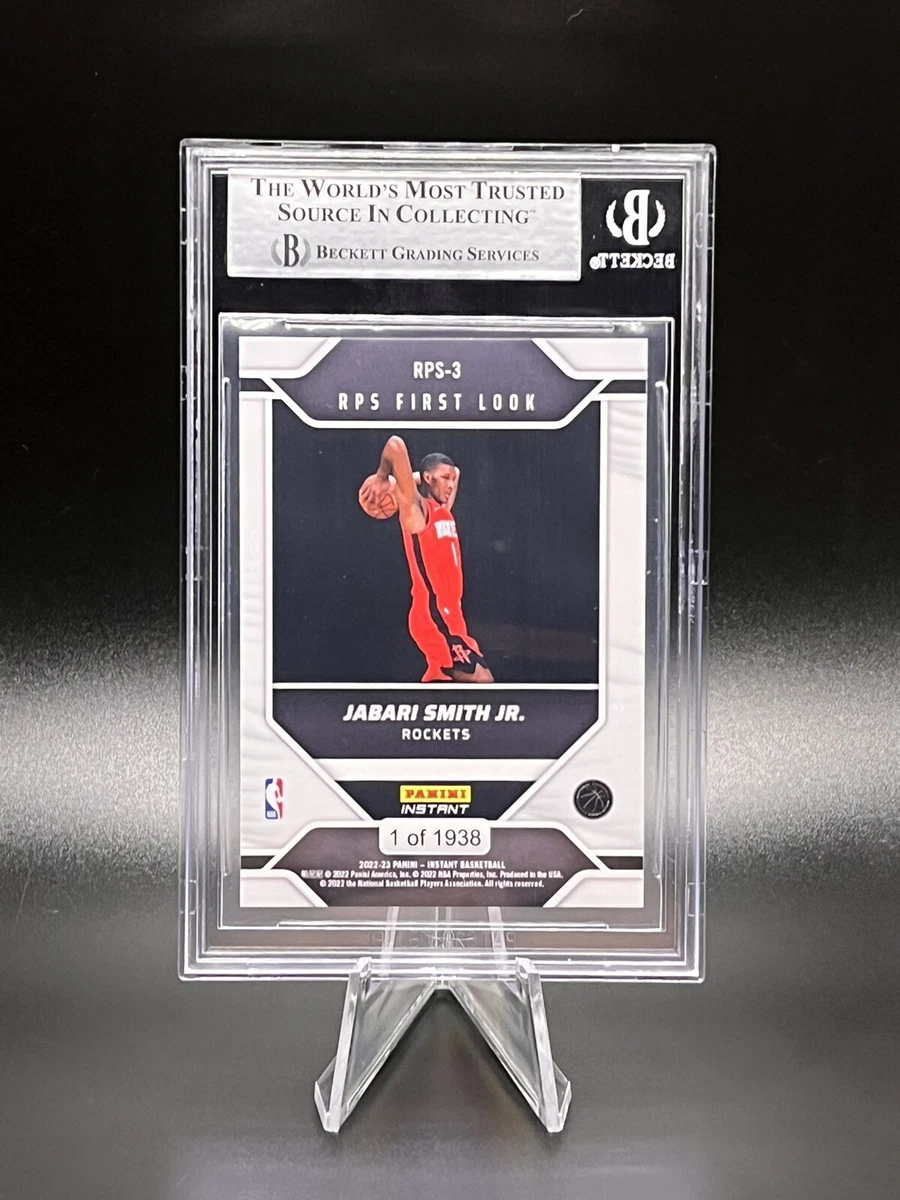 Jabari Smith Jr Signed 2022 Panini Instant RPS First Look Rookie Card RC  BAS (1) | eBay
