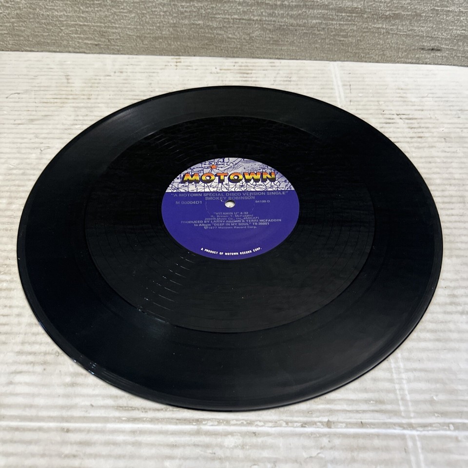 Smokey Robinson Jerry Butler Vitamin U & Chalk It Up Vinyl Record