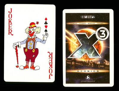 1 x Gehstock Joker Spielkartenspiel X3 Reunion Deep Silver AB 1309