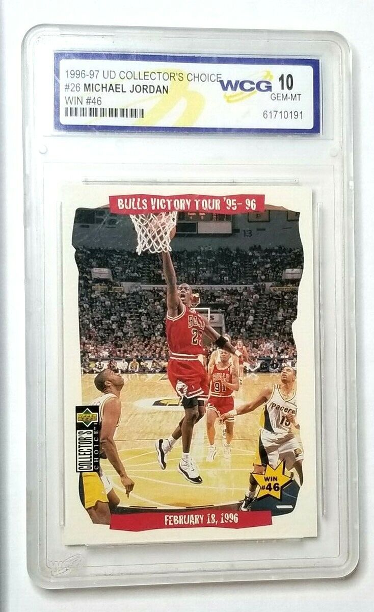 Michael Jordan 1995-96 Upper Deck Collector's Choice Bulls Michael Jordan 1995-96 Upper Deck Collector's Choice Bulls