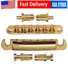Gold Locking Tune-O-Matic Guitar Bridge Tailpiece Sets for LP Les Paul