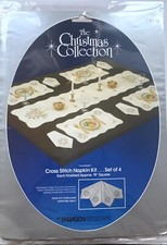 Paragon Needlecraft Collection 4 Candlelight Napkin Set 19 Neutral