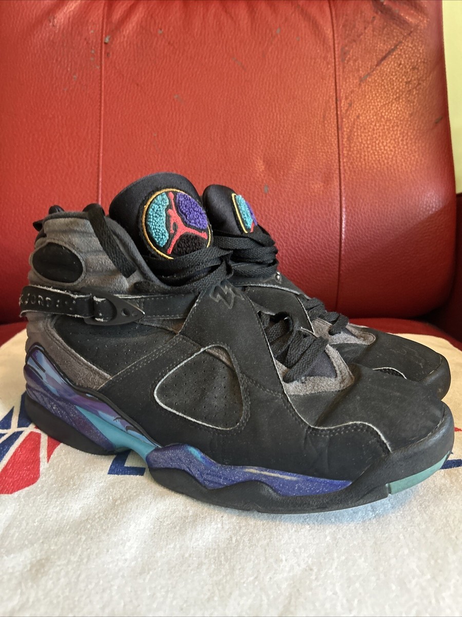 Nike Air Jordan 8 Aqua 2015 305381-025 OG VIII Black Purple Teal