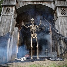 8 FT Towering Skeleton with Projection Eyes ANIMATED  PROP DECORATION INSTOCK
