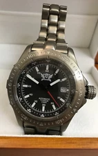 Cavadini Men's Watch Solid Titan Automatic Sellita SW200 Swiss Aviator CV-1608