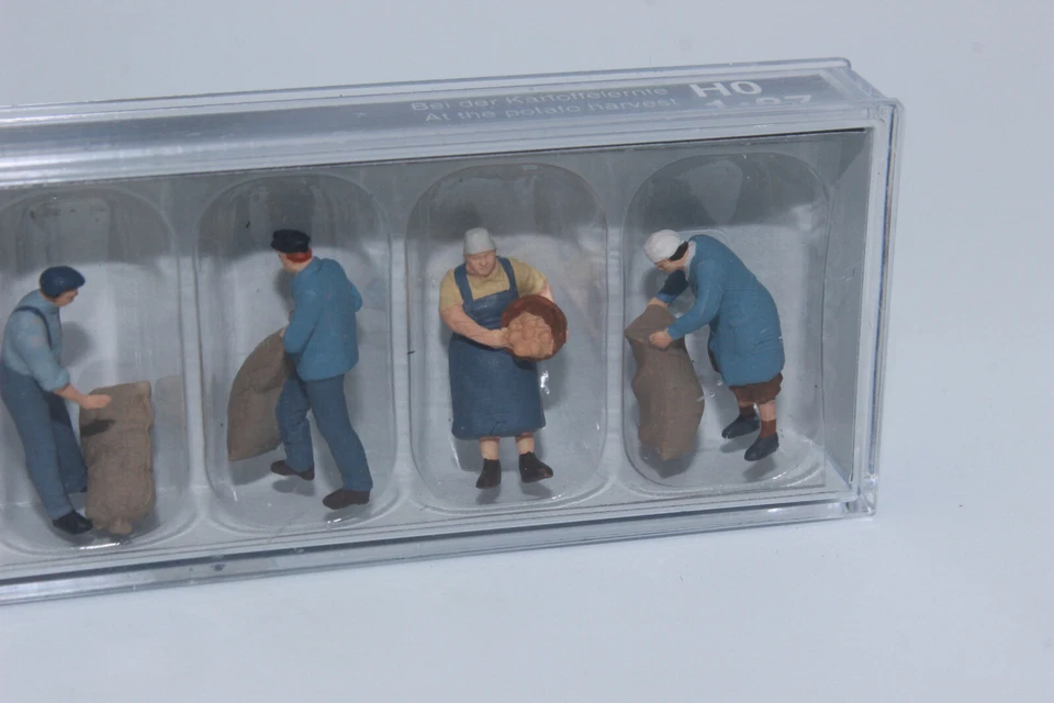 Preiser 10605 à La Récolte 6 Figurines Travailleurs 1:87 H0 Neuf Dans Emballage - Photo 4/4
