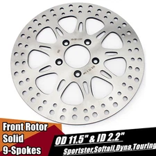 11.5" Front Brake Rotor For Harley Sportster XL883R XL1200C Dyna Softail 00-05