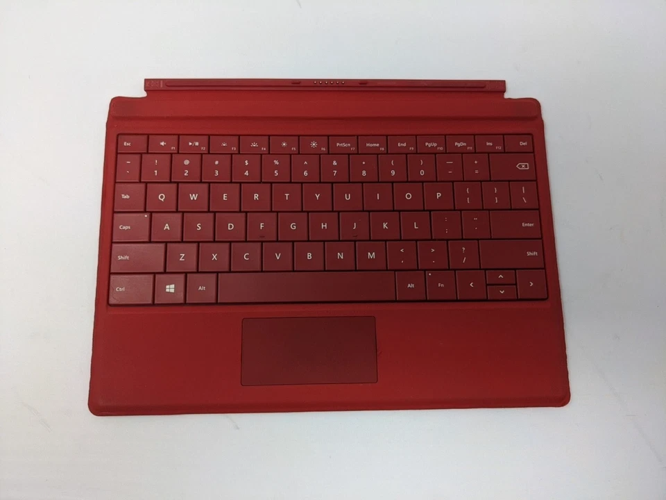 Microsoft Surface 3 Type Ultra-thin Cover/Keyboard - Red (1654) - Tested - Image 2 of 4