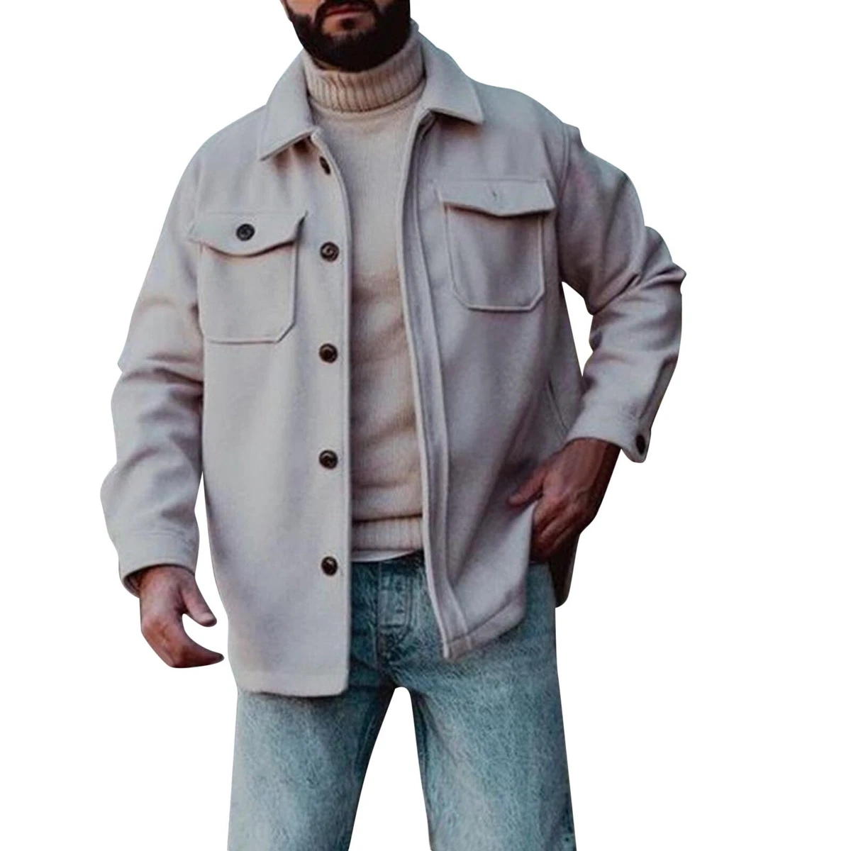 Duster top cardigan men