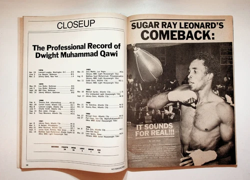 1986 September KO Knockout Boxing Magazine McGuigan Mike Tyson Michael Spinks - 画像7/8